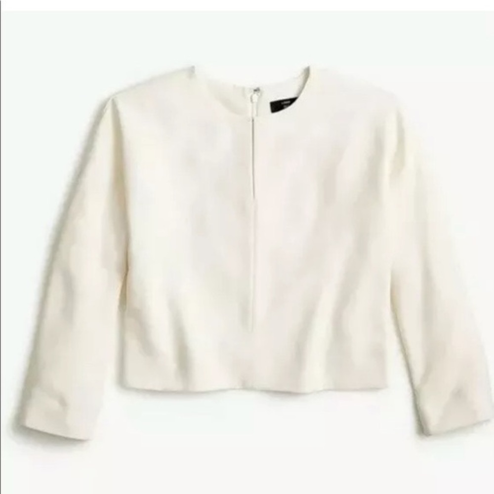 Jcrew keyhole crepe blouse